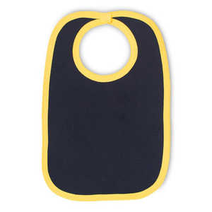 Bavoir en tricot 100% coton pour bébé avec fermeture à bouton pression - Product Image 6