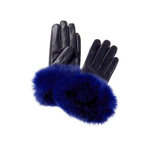 Vente en gros de gants en fourrure de mouton véritable à prix avantageux, personnalisés, chauds pour l'hiver, à motifs pour femmes - Product Image 1