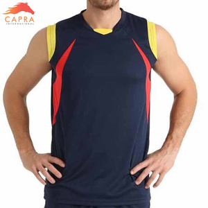 ออกแบบชุดวอลเลย์บอลโพลีเอสเตอร์ 100% แบบกำหนดเองด้วยเทคนิคการรีดร้อน พร้อมโลโก้และป้ายสั่งทำพิเศษสำหรับกีฬาผู้ชาย - Product Image 5