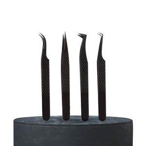 แหนบเล็มขนตาสีดำแหนบเล็มขนตาแบบโค้งมาใหม่ล่าสุด - Product Image 4