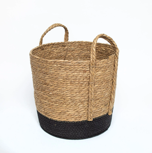 New 100% Eco-Friendly Seagrass <b>Storage</b> <b>Boxes</b> Handmade XL Fruit Baskets Multipurpose <b>Folding</b> Wholesale Laundry Basket - Product Image 1
