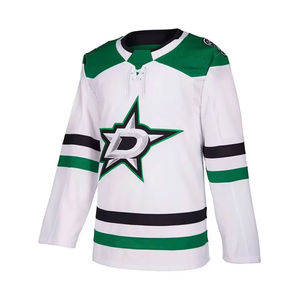 Jersey de hockey sobre hielo de color liso personalizado superventas Jersey de hockey sobre hielo de buena calidad para hombres Jersey de hockey a precio barato - Product Image 3