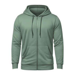Sudadera con capucha de diseño libre, estilo urbano, extragrande, gruesa, para hombre, forro polar sólido para invierno, 100% algodón - Product Image 4