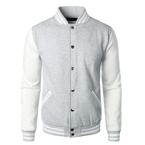 Venta caliente de los hombres Varsity Jacket Stand Collar High Street Winter 2025 Chaquetas de moda personalizadas para hombres - Product Image 1