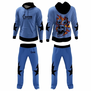Conjunto Deportivo Personalizado de Primera Calidad para Hombre, Tallas Grandes, con Estampado en Serigrafía, 440 g/m², Felpa Gruesa, Sudadera con Capucha y Pantalones Deportivos - Product Image 1