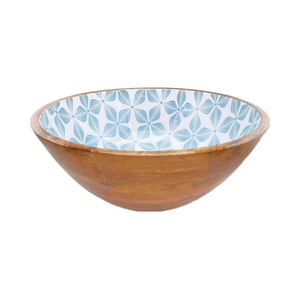 Bols de service en bois Bols à manger naturels faits à la main en bois massif pour les collations de soupe au curry Ustensiles de cuisine durables élégants - Product Image 1