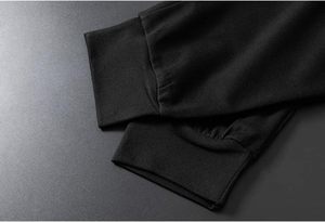 ชุดวอร์มผู้ชายคุณภาพพรีเมียม แบบสวมหัว ประดับคริสตัล แขนยาว น้ำหนักเบา ผ้าฝ้าย 100% ระบายอากาศได้ดี เป็นมิตรต่อสิ่งแวดล้อม - Product Image 4