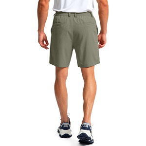 Pantalones cortos deportivos transpirables de secado rápido para hombre con logotipo personalizado, pantalones cortos de gimnasio, pantalones cortos de entrenamiento con cordón para hombre - Product Image 5