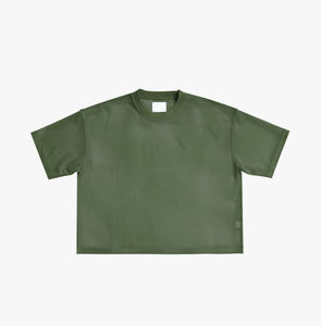 เสื้อครอปรัดรูปผ้าไมโครไฟเบอร์สำหรับผู้ชาย, เสื้อครอปแห้งเร็วสไตล์สตรีทแวร์ลำลองพิมพ์ลายสำหรับออกกำลังกายในยิมฟิตเนส - Product Image 2