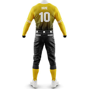 Uniforme de Béisbol de Suministro Directo de Fábrica, Mejor Precio, Conjunto de Camiseta y Pantalones Cortos para Equipos, Uniforme de Béisbol para Adultos - Product Image 6