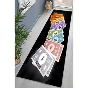 Alfombra de Dinero Monopoly: Decoración Antideslizante para Juegos de Mesa, Alfombra Suave de Tela No Tejida - Product Image 4