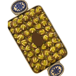 Design élégant Plateau à chocolat en forme de rectangle Plateau décoratif en métal de la meilleure qualité Plateaux à desserts par Indian Metal World - Product Image 1