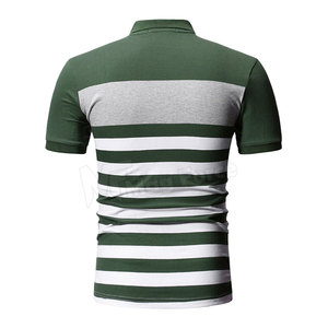 Nouveauté T-shirt polo à manches courtes en gros Chemise polo de golf de coupe régulière pour homme - Product Image 3