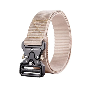 Cinturón Táctico Ajustable de Poliéster para Hombre, para Entrenamiento de Armas al Aire Libre, Tejido Multifuncional con Hebilla de Aleación de Alta Resistencia - Product Image 4