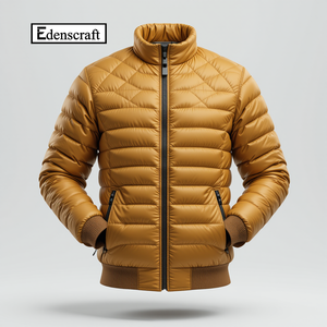 Chaqueta acolchada de lujo para hombre, chaqueta bomber de invierno, elegante diseño personalizado para hombre, ligera, cálida, cómoda, ropa informal perfecta - Product Image 1
