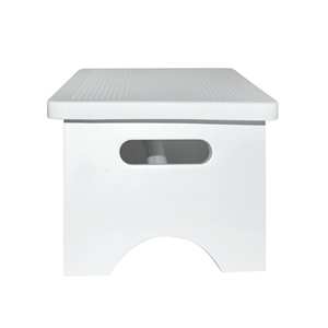 Well Home 'Ara' Sgabello e Pouf Multifunzionale Bianco Smontabile - Product Image 4