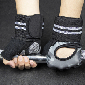 Gants de fitness en néoprène rembourrés ventilés personnalisés avec support de poignet pour la musculation et l'entraînement Sollevamento Pesi - Product Image 2