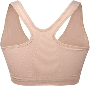 Soutien-gorge de Sport respirant à séchage rapide pour femmes, vente en gros, soutien-gorge croisé à dos haut, Yoga, Sport, Fitness, chemises rouges - Product Image 3
