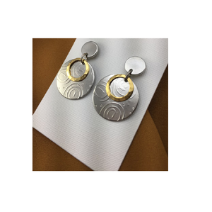 2027อินเดียและจีนในราคาถูกการแกะสลักและ patinas สำหรับเครื่องประดับสำหรับผู้หญิงต่างหูชุบทองสีฟ้าครามสำหรับผู้หญิงอลาสก้าผู้หญิง - Product Image 4