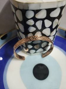 สร้อยข้อมือโลหะเคลือบทองสำหรับผู้หญิงปรับได้ลายดอกไม้กำไลข้อมือดีไซน์ทางศาสนาแบบดั้งเดิมสมัยใหม่ - Product Image 2