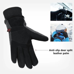 Guantes de Ciclismo de nieve de invierno para hombre de alta calidad Guantes de esquí impermeables a prueba de viento Los mejores materiales Poliéster Mejor tarifa Precios baratos - Product Image 3