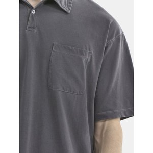 Summer New Men's Short-<b>Sleeve</b> <b>Polo</b> <b>Shirts</b> Solid Color Work Clothes Cotton T-<b>Shirt</b> Casual Lapel Pullover Clothing Tops Blue <b>White</b> - Product Image 2