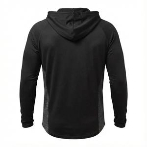 Sudadera con Capucha de Dos Tonos Personalizada al por Mayor de Alta Calidad para Hombre, Sudadera de Algodón con Manga Raglán, Estilo Urbano - Product Image 2