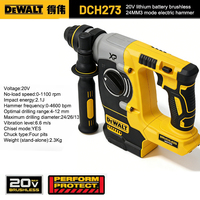 Marteau perforateur rotatif sans fil DEWALT DCH273 à prix de gros pour usage industriel et domestique