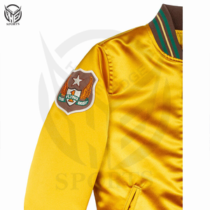 Veste universitaire d'hiver, décontractée et élégante, unie, enduite, respirante, à séchage rapide, écologique, broderie, impression, haute qualité, service OEM - Product Image 3