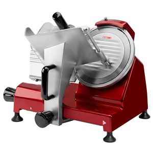 Rebanadora de Carne Comercial de 10''/250 mm, Alimentación por Gravedad, 150 W, 0.212 mm, Corte de 160 mm, Roja - Product Image 4
