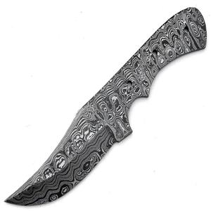 มีด JEXMOO ทำมือจากเหล็กดามัสกัส ใบมีดเปล่า ลายหยดน้ำอเนกประสงค์ พร้อมเป็นของขวัญที่สมบูรณ์แบบ เหมาะสำหรับใช้งานกลางแจ้ง - Product Image 4