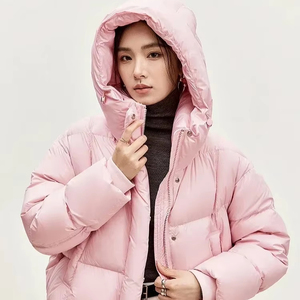 SENTUBILA 2025 chaqueta de bombardero para mujer acabado ligero cálido transpirable impermeable piel de oveja prendas de vestir exteriores invierno - Product Image 6
