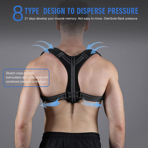Top vente unisexe réglable doux clavicule orthèse Durable respirant antidérapant léger professionnel corps Posture dos - Product Image 3