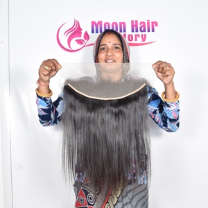 Fournisseur d'Inde, prix de gros, liste de produits capillaires, extensions de cheveux lisses de qualité supérieure, frontales, indiennes, Remy, à vendre - Product Image 5