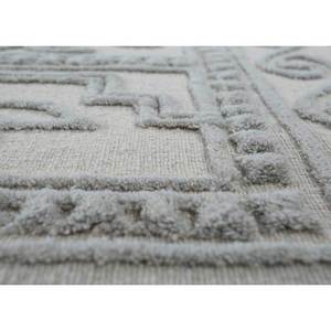 พรมขนสัตว์ทอมือสีเทาและสีดำลายเมดัลเลียน รุ่น PHWL-219 สำหรับห้องนั่งเล่นและทางเดิน - Product Image 3