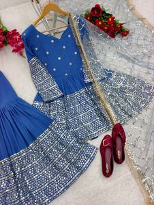 Tenue de soirée Kediya-Sarara avec Dupatta - Product Image 2