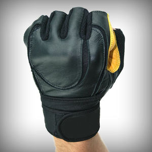 ถุงมือยกน้ำหนักครึ่งนิ้วสำหรับทุกเพศ, ถุงมือยกน้ำหนักออกกำลังกายกันลื่นอุปกรณ์เสริมในยิมผ้าไนล่อนปิดด้วยตีนตุ๊กแก - Product Image 6