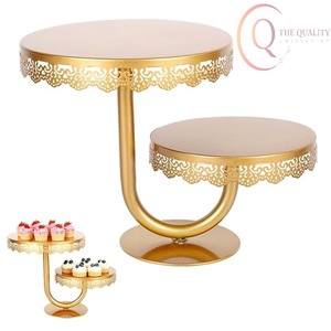 High End Metal Cake <b>Stand</b> with Stable Design, Ideal for Cakes, <b>Cupcakes</b>, and Desserts - Product Image 1