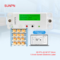 Etiqueta Electrónica SUNPN Inalámbrica Pick-to-Light con Pantalla de Tinta Electrónica para Localización de Materiales en Almacenes