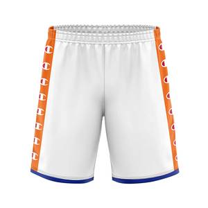 Short personnalisé pour hommes de High Street 100% Polyester solide taille élastique décoration brodée Service OEM tricoté - Product Image 1