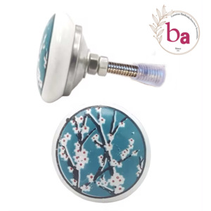 ลูกบิดเซรามิกสีเขียวปราชญ์แบบทันสมัยสำหรับตู้เสื้อผ้าตู้เสื้อผ้าตู้เสื้อผ้า - Product Image 1