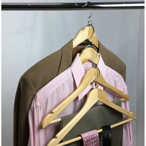 Custom Shape Wood Clothes Hanger <b>for</b> Wardrobe Bathroom Living Room-<b>for</b> Hotels and Boutiques - Product Image 1