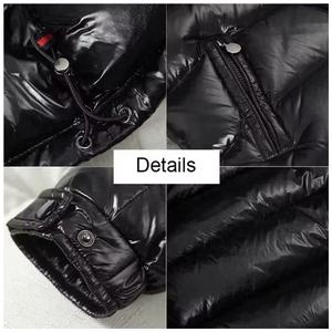 Veste matelassée unisexe de haute qualité pour l'hiver, chaude, tendance, pour l'extérieur, avec col montant, impression graphique personnalisée, imperméable et coupe-vent - Product Image 3