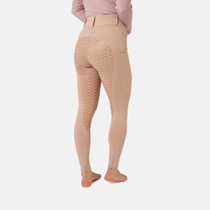 Culotte d'équitation en maille et spandex hautement extensible de haute qualité avec une forte adhérence et une conception ajustée pour les cavalières féminines - Product Image 1