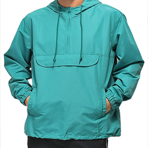 Super qualité coupe-vent couture coupée en polyester avec construction à rabat veste d'entraînement de piste pour hommes vestes personnalisées élégantes - Product Image 1