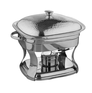 จานอุ่นอาหารสำหรับโรงแรมและภัตตาคารทำจากโลหะอุปกรณ์สำหรับอุ่นอาหารบุฟเฟ่ต์ขัดเงาอุปกรณ์ตกแต่งจัดเลี้ยงอาหารจานร้อน - Product Image 4