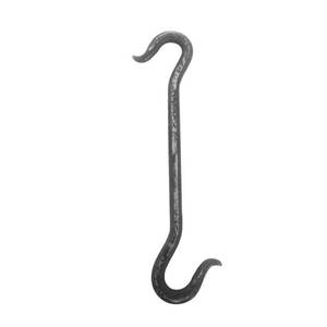 Hand Forged Twisted <b>S</b> <b>Hook</b>, Wrought Iron Handmade heavy Duty <b>S</b> <b>Hook</b> for Hanging Plants, Pots, Kitchen Utensil Hanging <b>Hooks</b> - Product Image 4