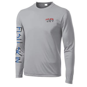 Maillot de pêche à manches longues personnalisé pour hommes protection UV imperméable léger coupe-vent grande taille unisexe adultes été extérieur - Product Image 1