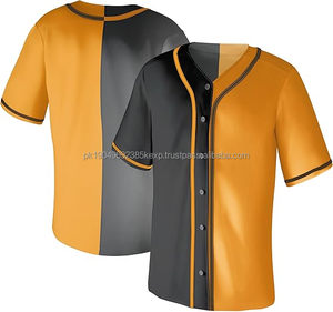 Custom Baseball Jersey Blank Plain Wholesale Embroidery Club <b>Men's</b> Softball <b>Shirts</b> Baseball Jersey - Product Image 4