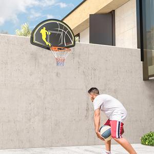 Sportnow <b>Basketball</b> <b>Hoop</b> for Children and Adults Indoor and <b>Outdoor</b> in Steel PE 110x90x70 cm Black Yellow Model A61-033V00OG - Product Image 2